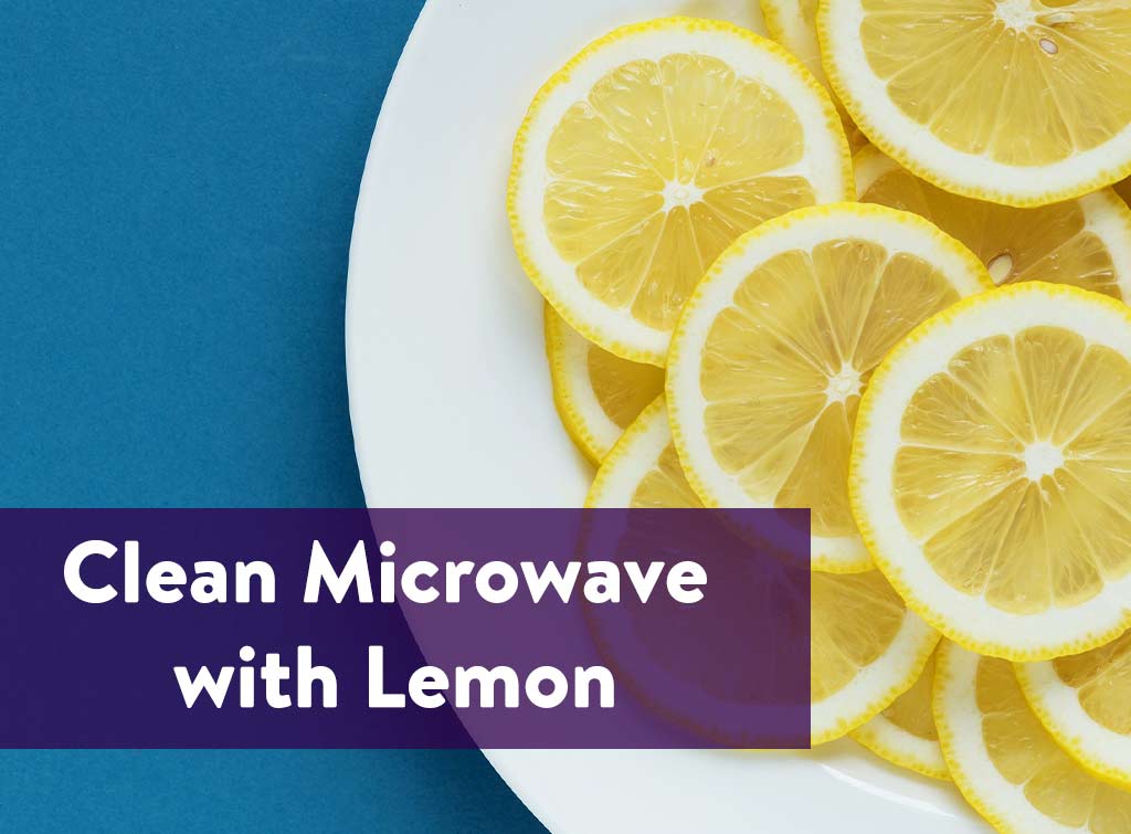 Clean Microwave with Lemon