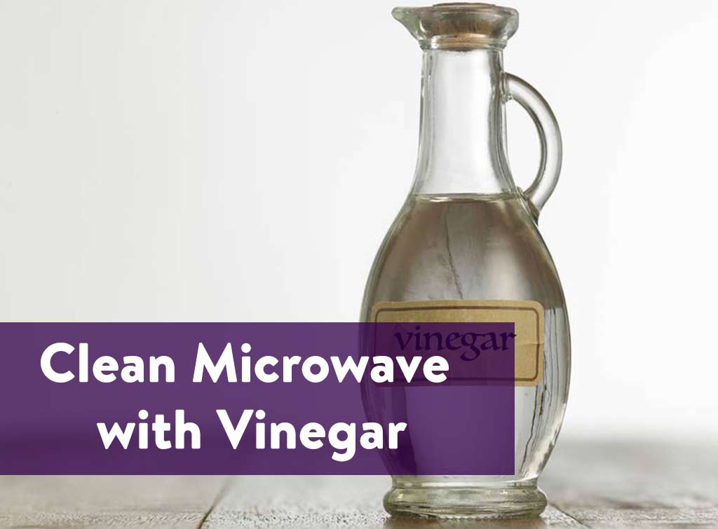 Clean Microwave with Vinegar