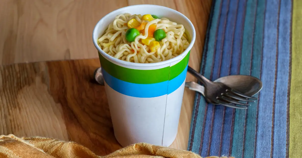 Can you microwave cup noodles?