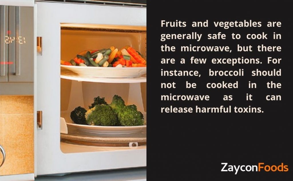 What foods can not be cooked in a microwave