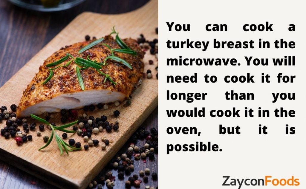 can you cook a turkey breast in the microwave