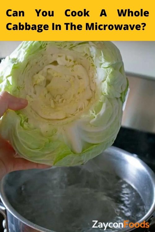 can you cook a whole cabbage in the microwave