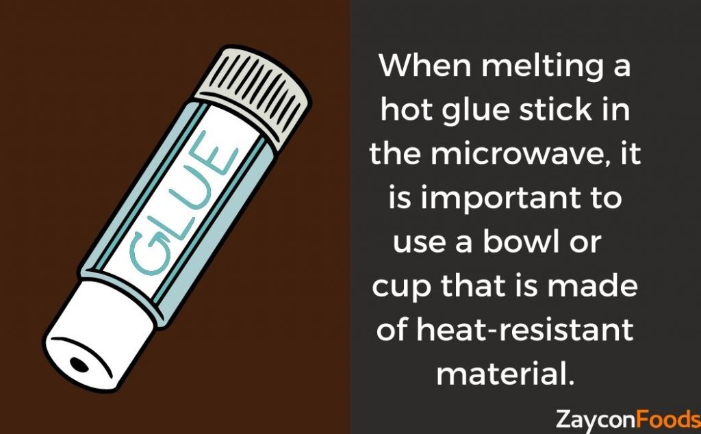 can you melt a hot glue stick in the microwave